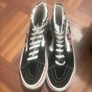 Vans Pink and White Sneakers